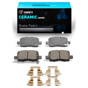 Acura MDX Ceramic Brake Pads - Rear - R1 Concepts - Premium Ceramic - `01-`08